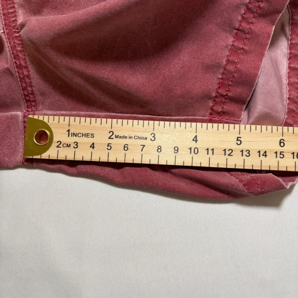 Cotton On Kahuna Shorts Mens XL Red Garment Dyed Mesh Lined‎ Side Stripe Casual